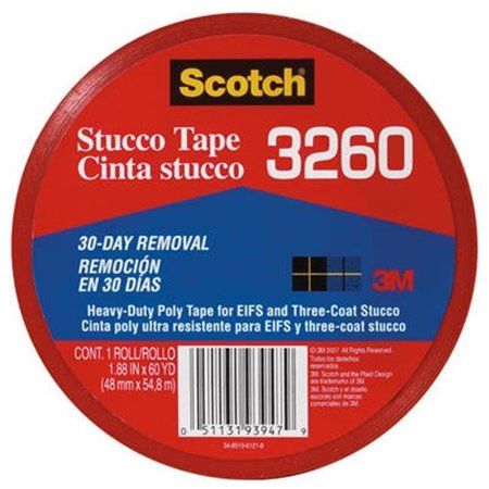 3M 3M 3260-A Heavy Duty Poly Stucco Tape 2 in. x 60 yards 644273
